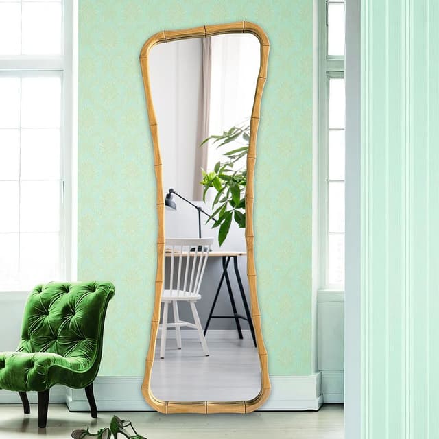 Miroir en bamboo MIO