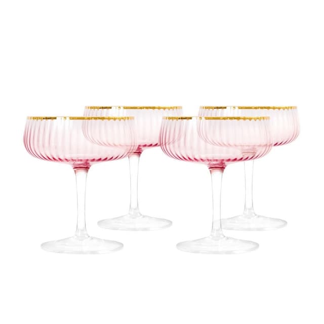 YouthfulBite Ensemble de 4 verres coupe 230ml